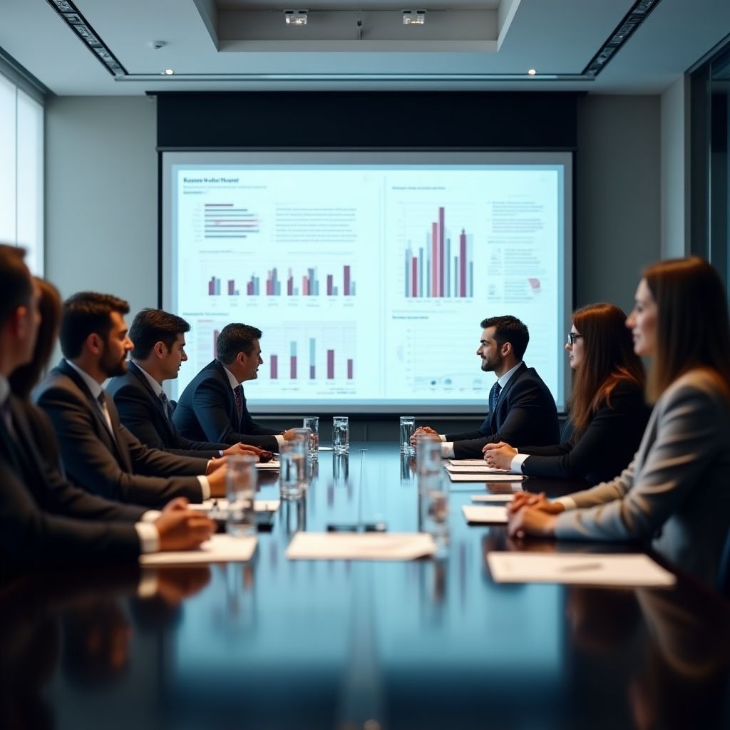 Réunion stratégique de l'équipe de direction