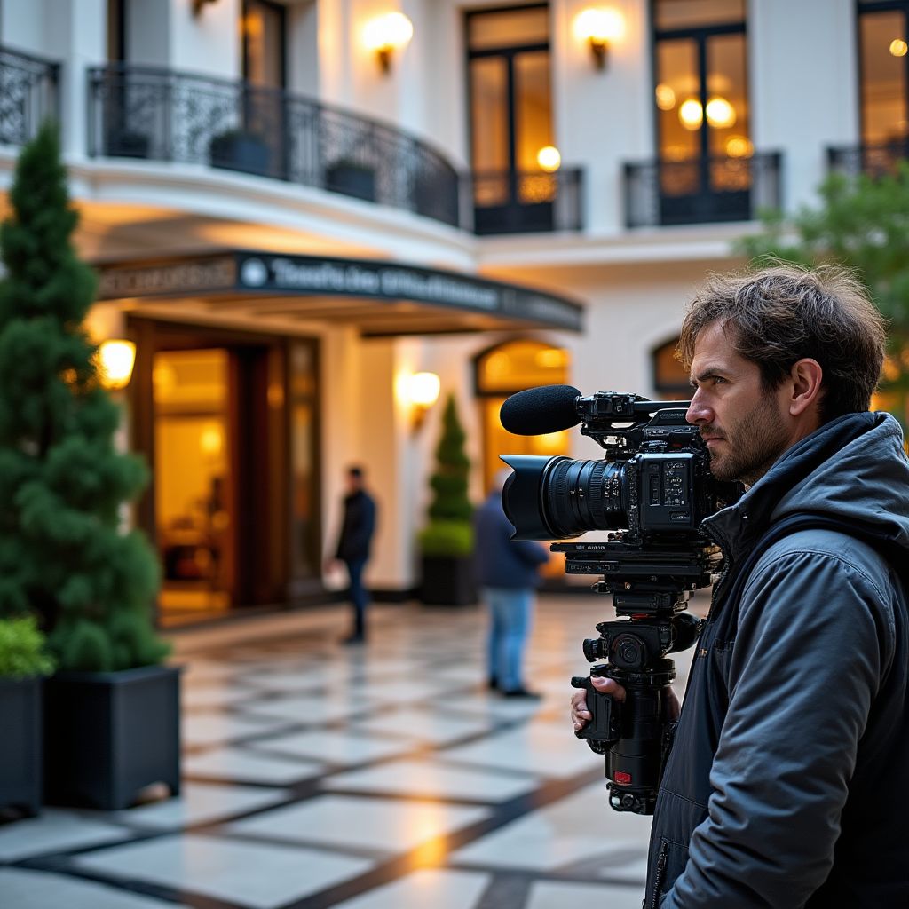 Séance photo pour le guide annuel des hôtels