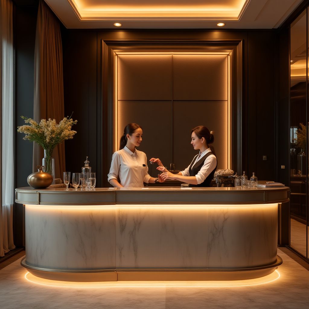 Service de réservation d'hôtel de luxe